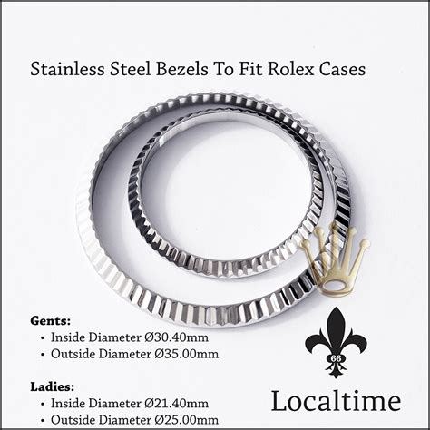 rolex fluted bezel replacement
